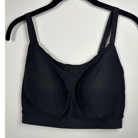 Chantelle Black Wireless Bras Lot of 2 Soft Cup Mesh Lace Comfort Women's XL/XXL - Picture 2 of 9